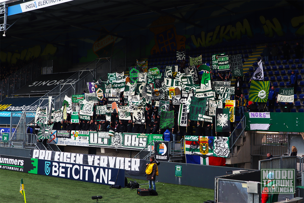 Fotoverslag Fortuna Sittard FC Groningen Noordtribune Groningen